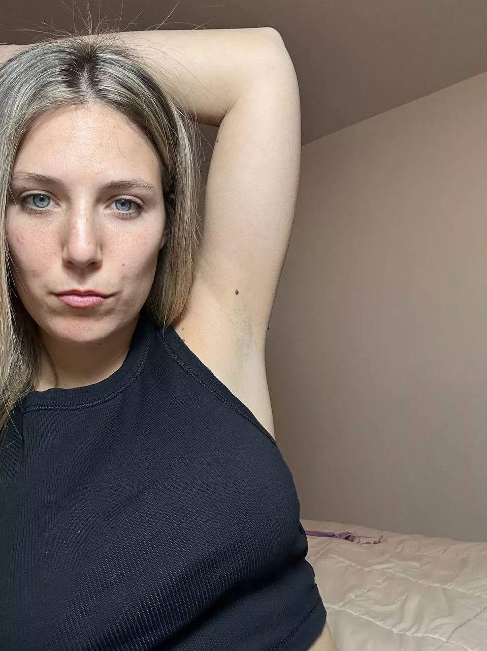 My armpits are ready to be licked and sniffed ;) posted by amusedmarshmallows