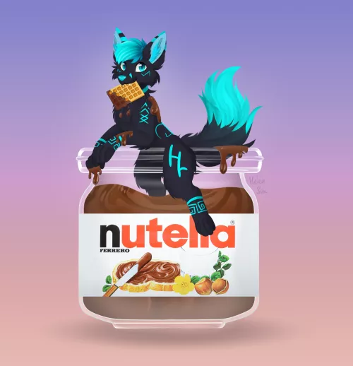 Nutella art for Styx - Commission by HelenSan43