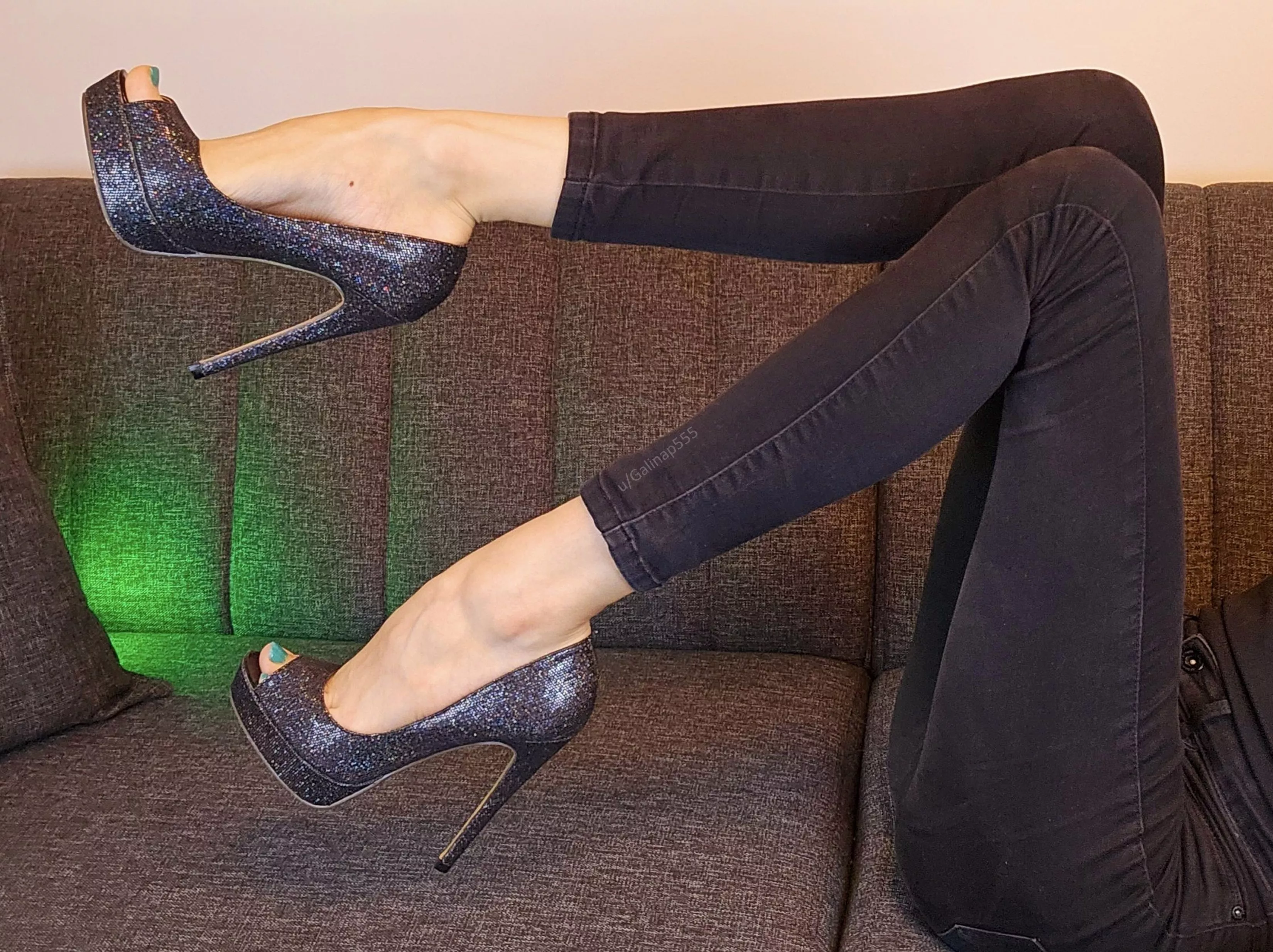 POV: we've just gotten back from our date and I tease you from your couch. What's your next move? posted by Galinap555