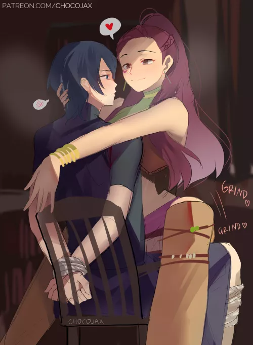 Teasing him by grinding by SoManyCookies