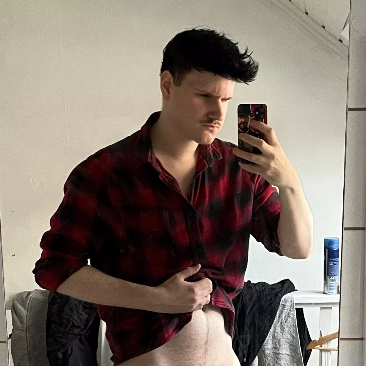 You guys liking the moustache?😘 posted by Maksimu2000