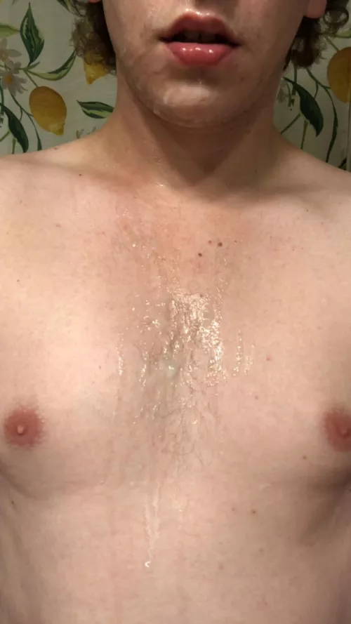 Been addicted to drinking my own cum and giving myself facials recently by Simple_Substance_158