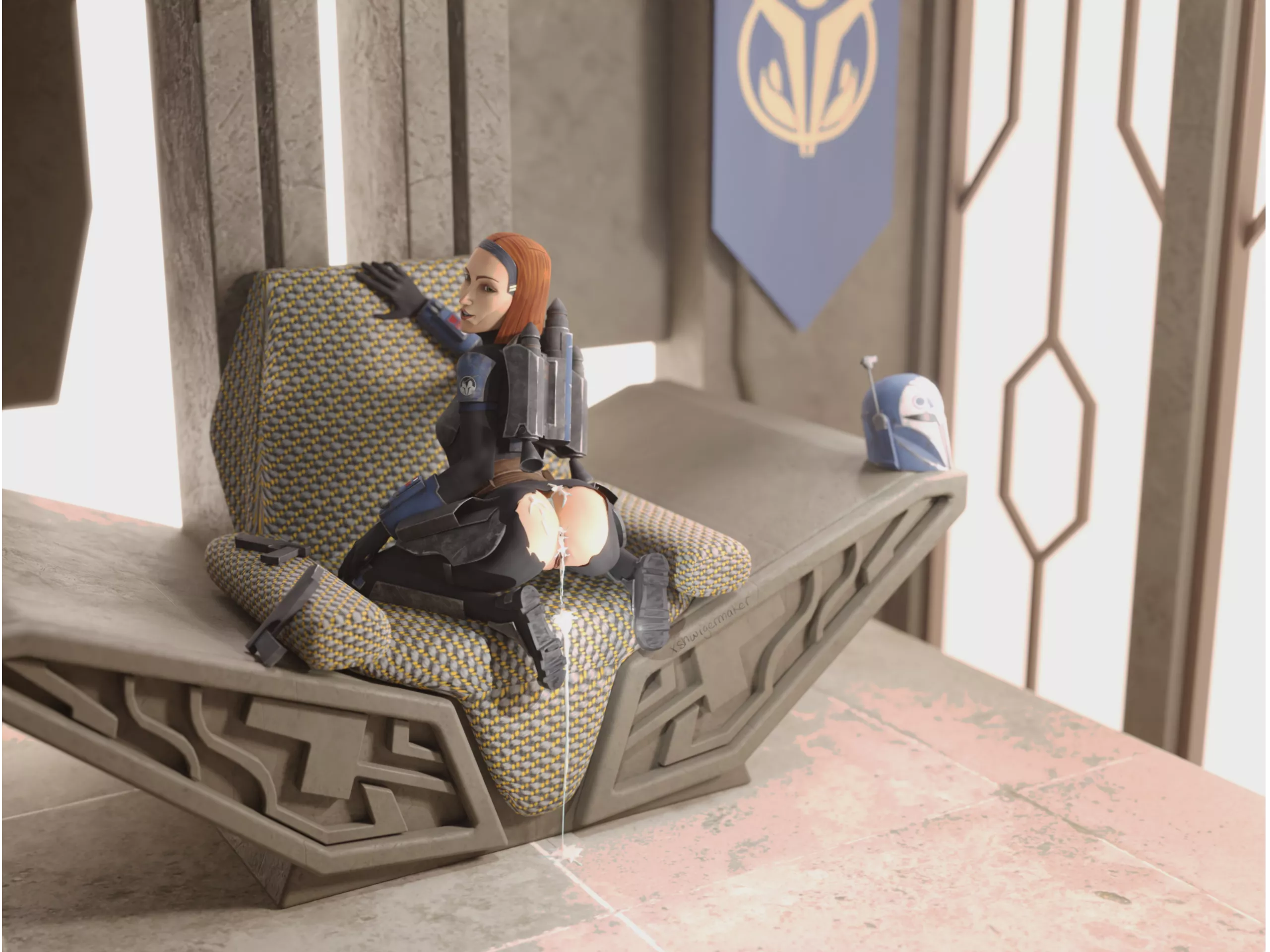 Bo-Katan [Airress] filled up in her castle on Kalevala - (xshwigermaker) posted by xshwigermaker