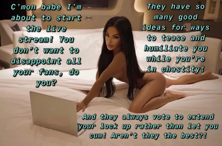 Chastity livestream by lightfuseandrun