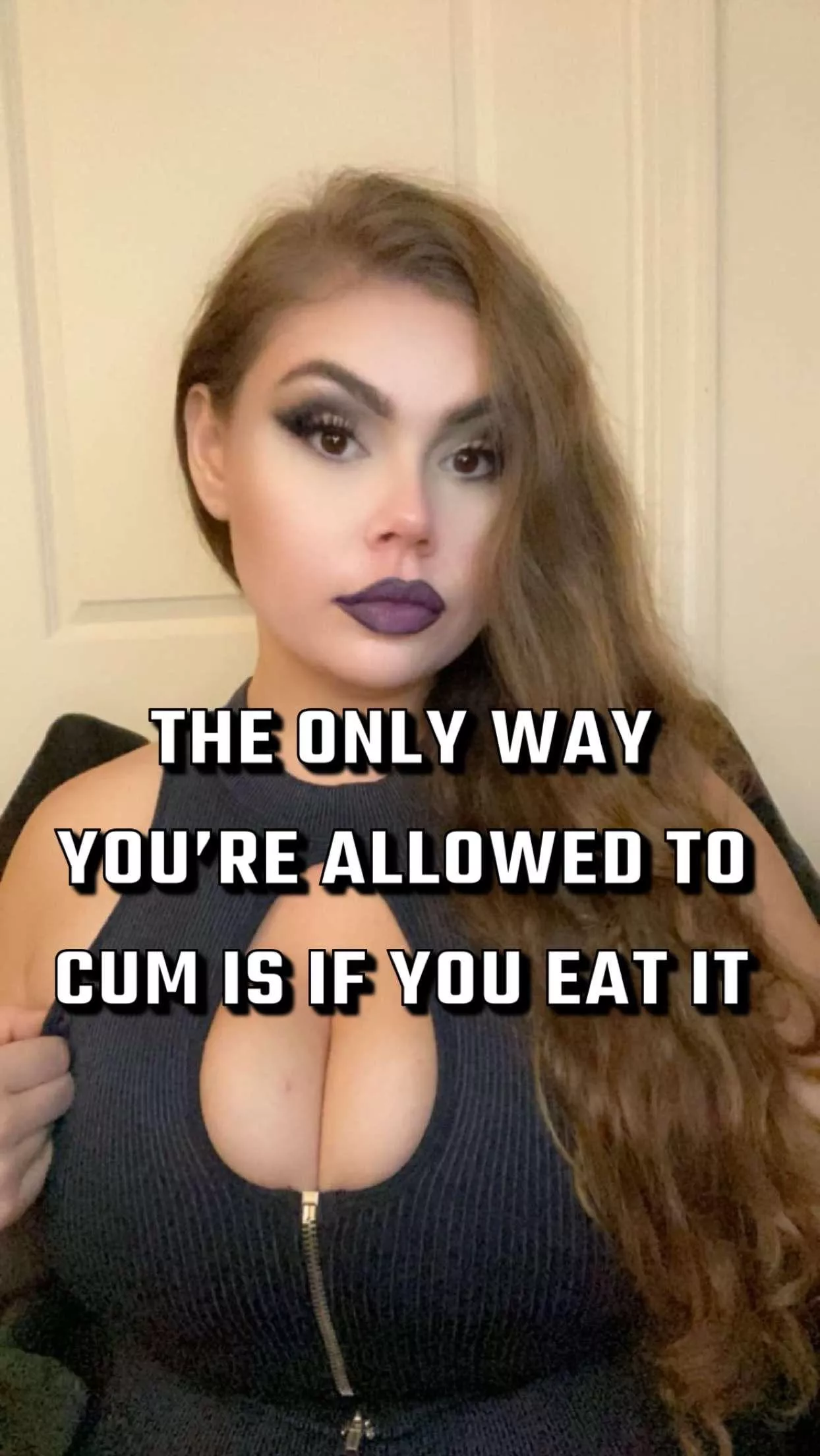 From This Moment On, The ONLY Way You’re Allowed To Cum Is If You EAT IT 🤤 posted by Goddess_T-F
