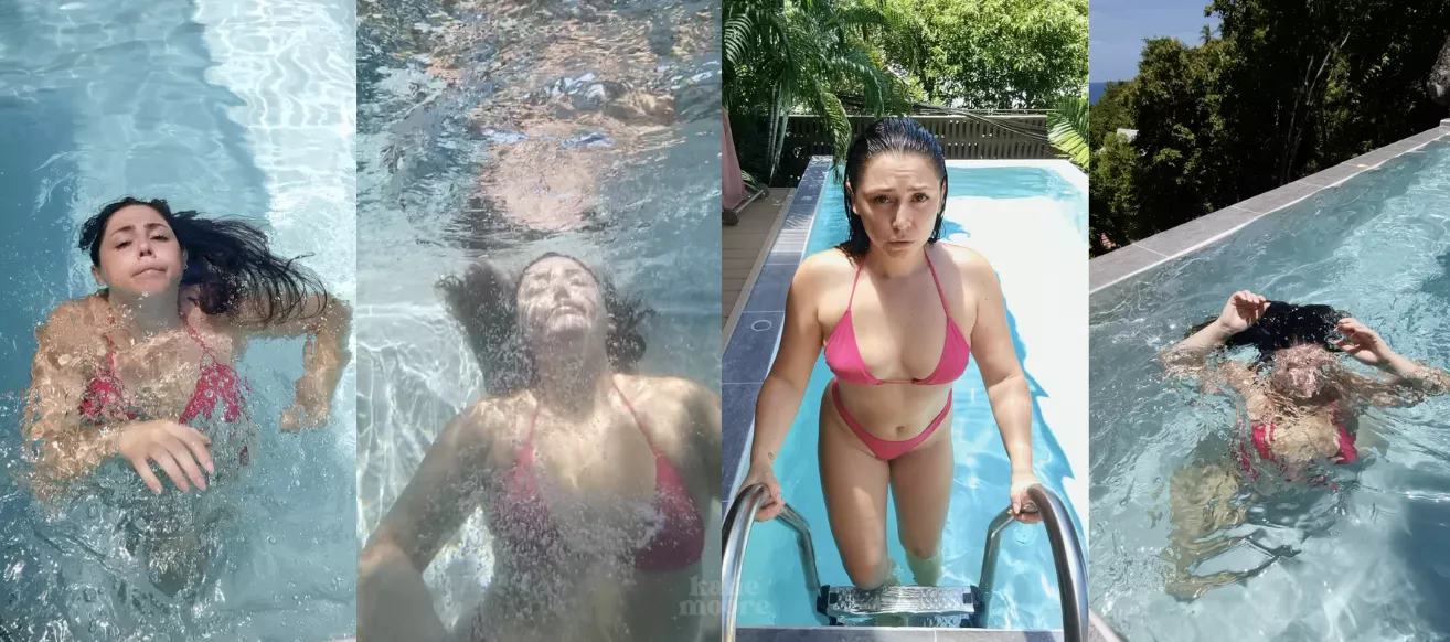 poor girl can't swim very well posted by ImKatieReef