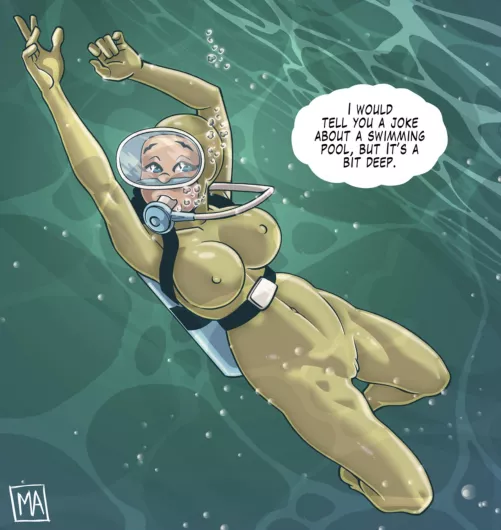 SCUBA FUN! by artofmorgana