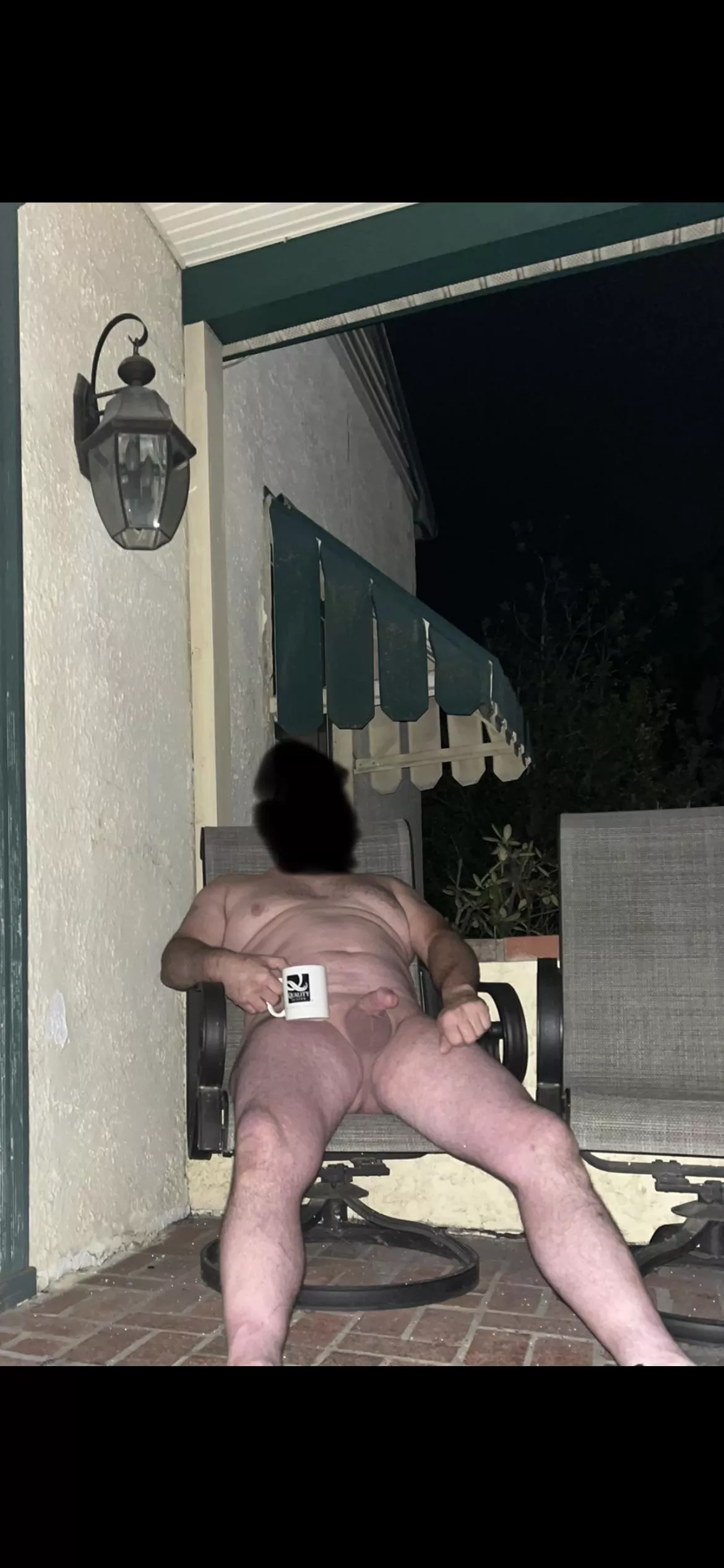 Taking a couple minutes to enjoy the early morning sounds and a cup of coffee, before starting an early work day posted by Potential-Back-311