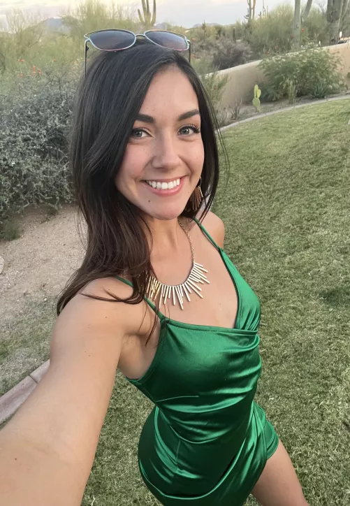 This dress hugs perfectly tight! by Bendybarista