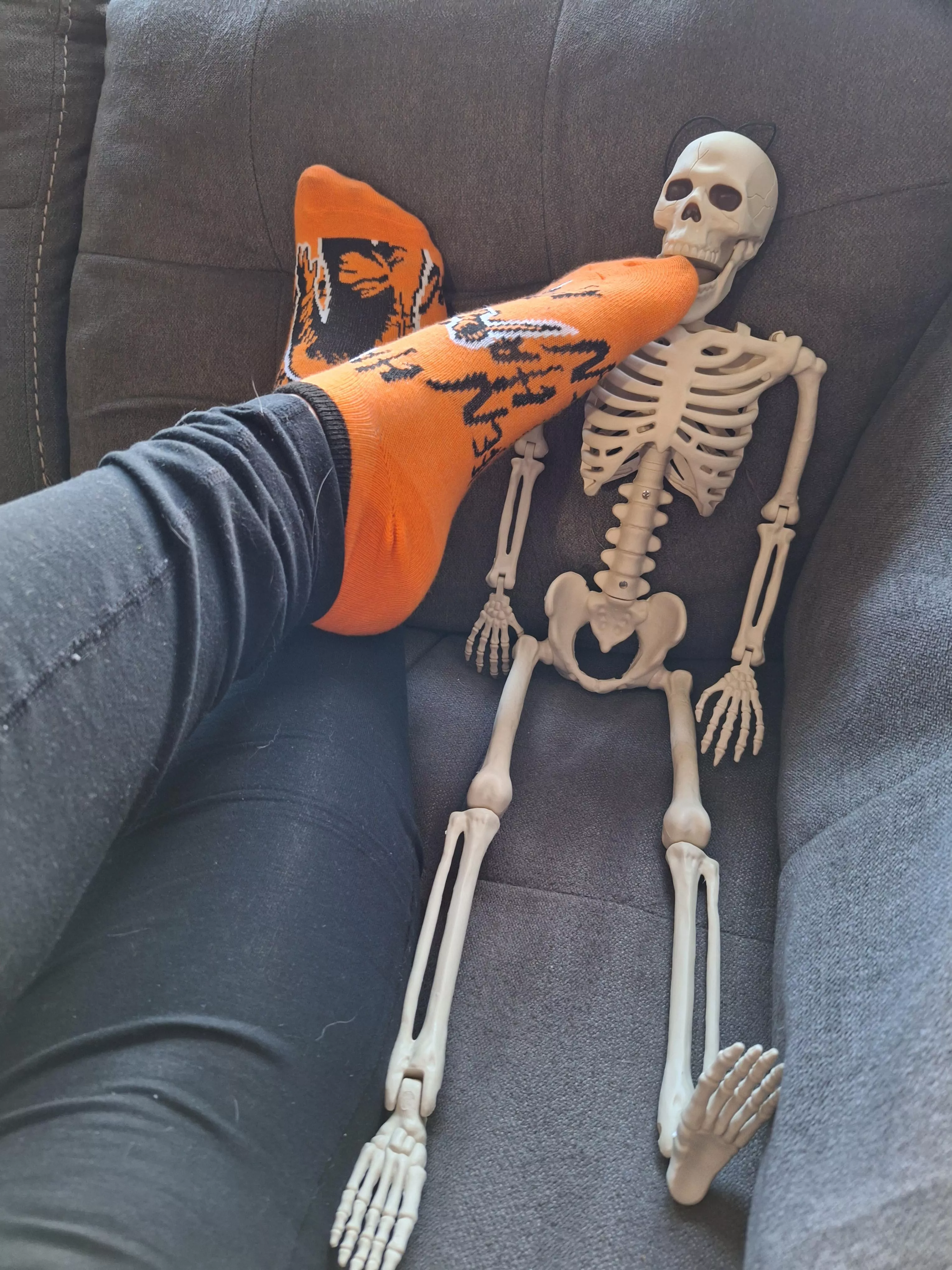 What happens when you smell my socks 😈 posted by elenastoes98