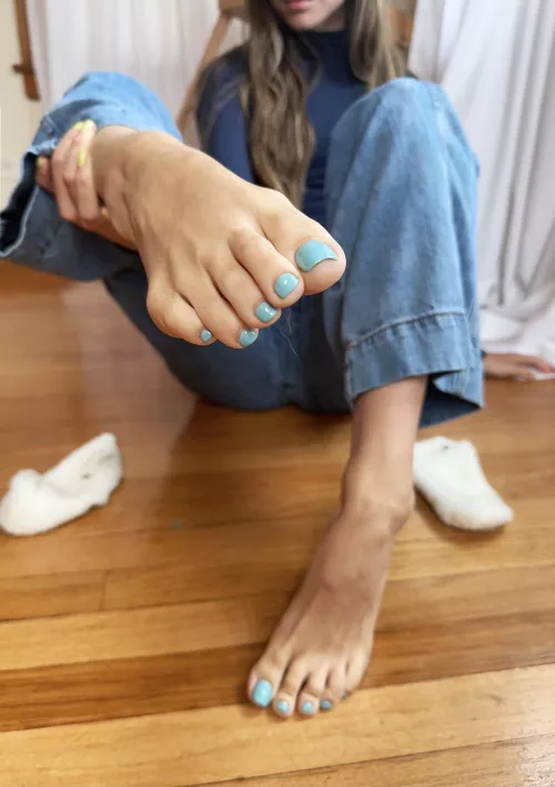 Which part of my foot are you licking first? 🤤 by janec00k08