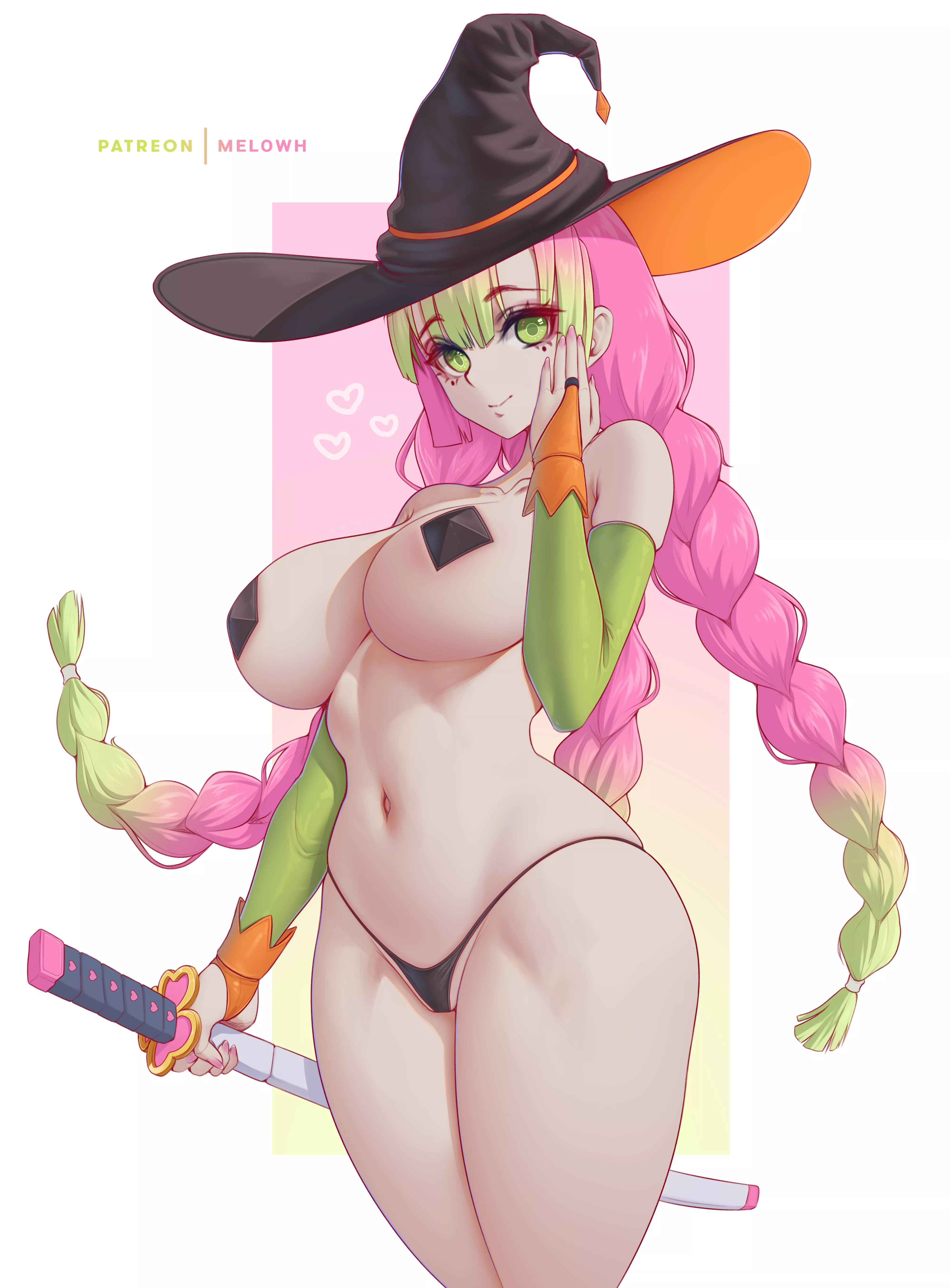 Witch Mitsuri [Demon Slayer: Kimetsu no Yaiba] posted by xSaviour_N