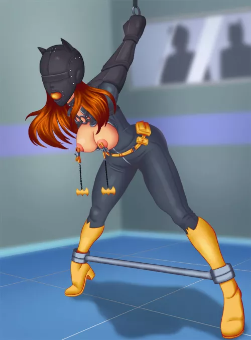Batgirl's escape training by SiarX