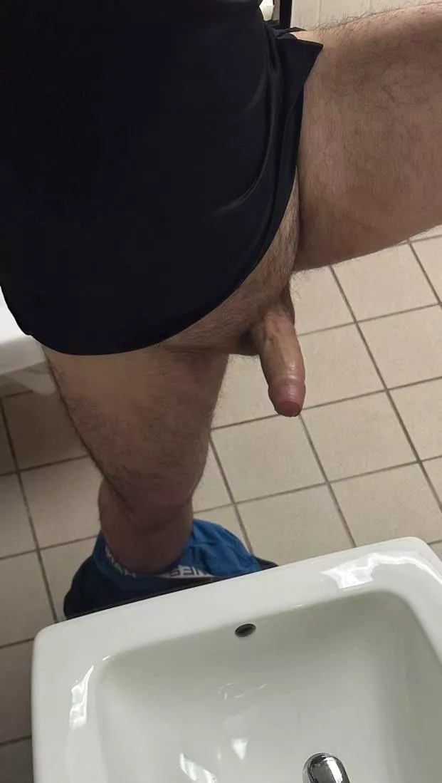 Checking out the other angles from the mens room mirror at work 😉 posted by that-cuban-guy266