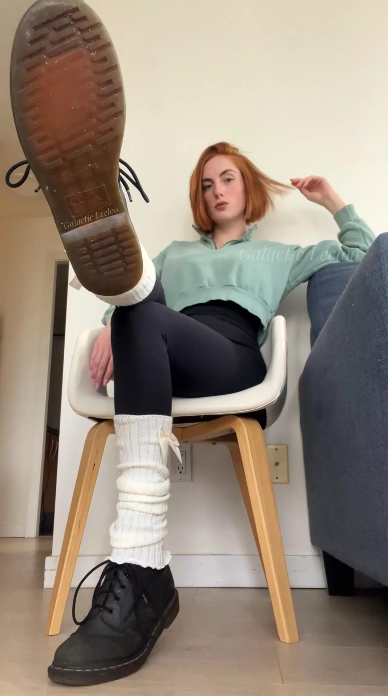 Me and My boots make your world go round posted by GalacticLeeloo