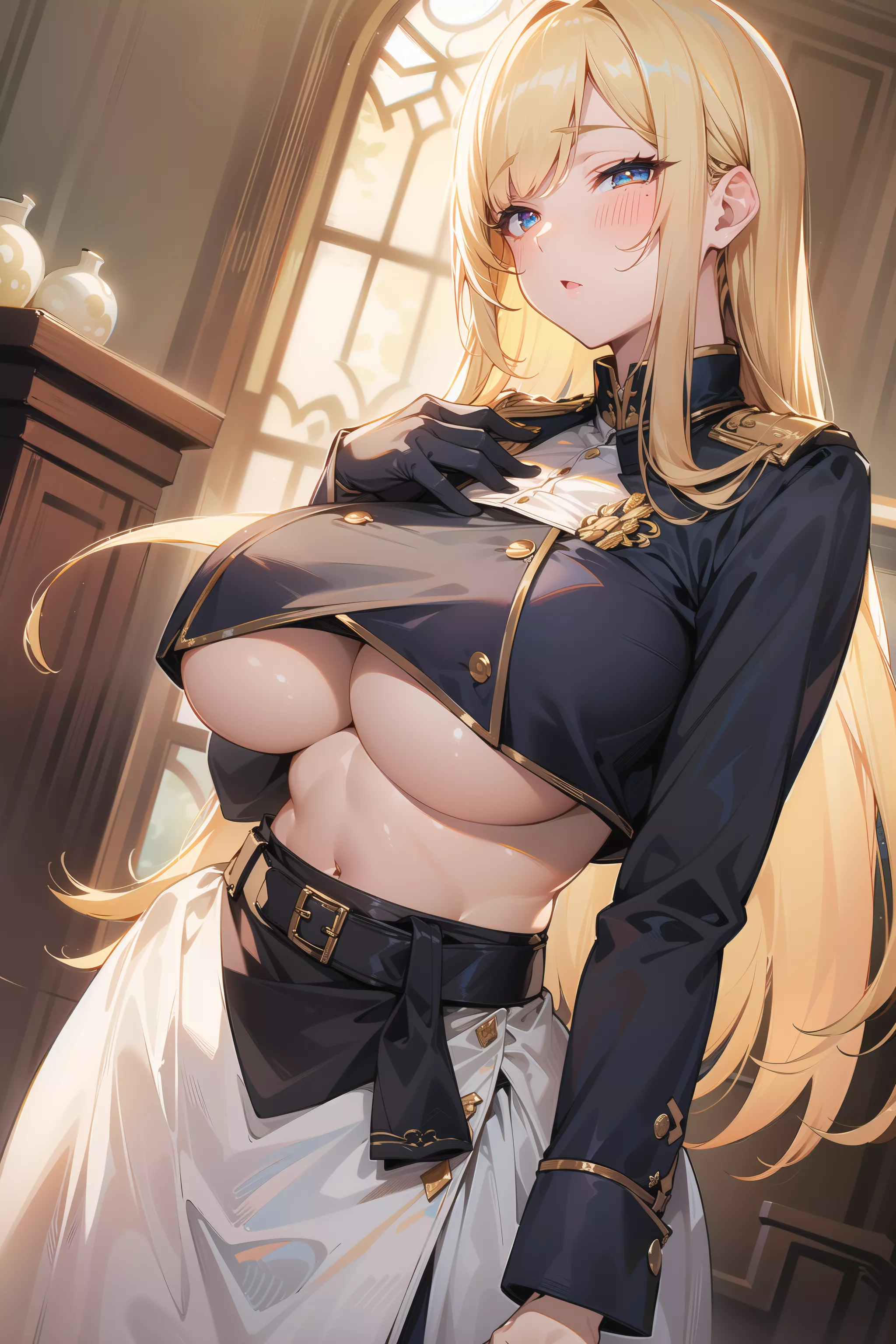 Military Underboob posted by CheetahSperm18