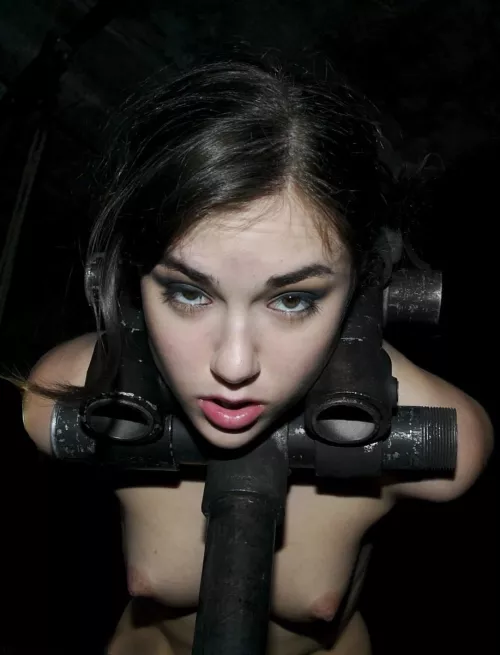 Sasha restrained... by SpunkySpunkyAssGuy