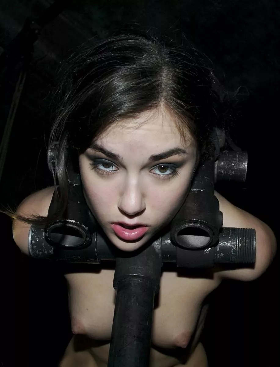 Sasha restrained... posted by SpunkySpunkyAssGuy