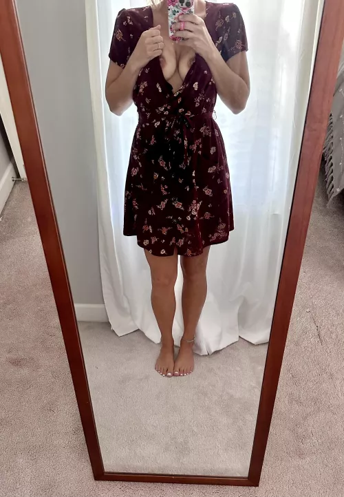Should I button up this dress? by TeasingSandyxoxo