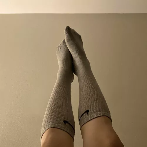 Simple Nike Knee-highs by LydiaLovesick