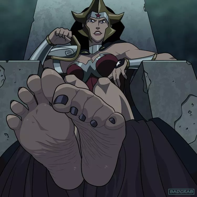 Wonder Woman goes barefoot in the [Flashpoint Paradox] (badcrab) posted by Tough_Courage7087
