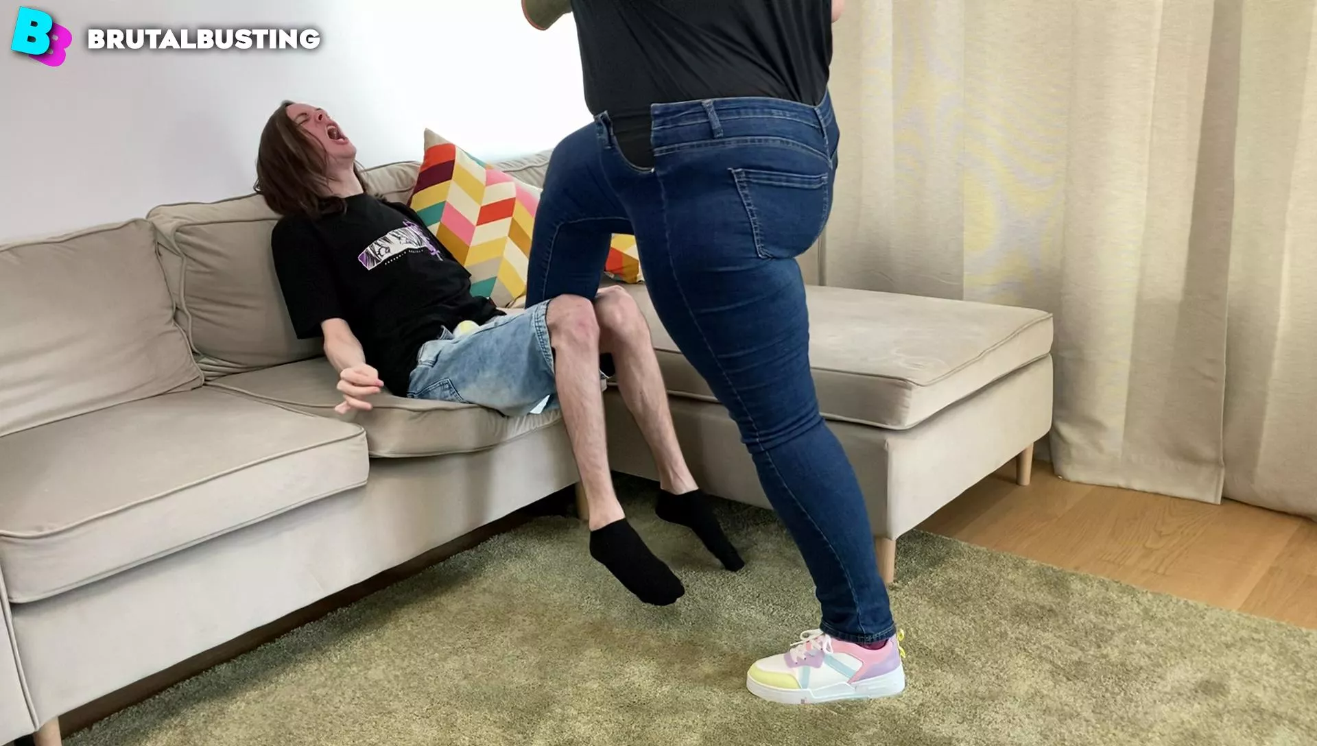 At this point we wonder if his pelvis is made of iron 🦿👩‍🔧😳 - Dave Moon - Jennifer - BrutalBusting (ballbusting) posted by brutalbusting
