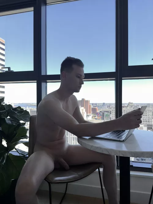 Do you think my neighbors see how I work remotely? by justaphillyboy