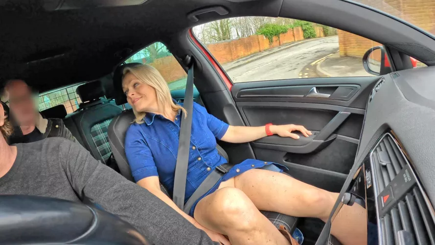 Drive out with my husband. Picked up a stranger by barslutmarie