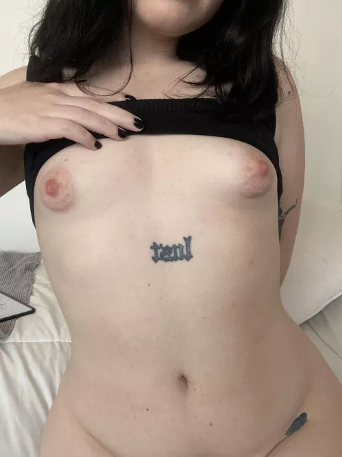 I love my tiny tits but do men still find them suckable? by littleviolet18