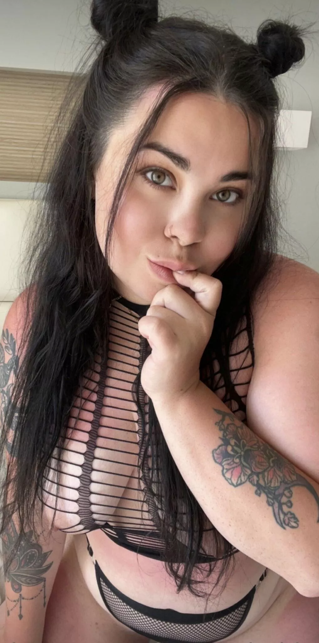 I put my finger in my mouth to keep quiet posted by Useful_Effort_