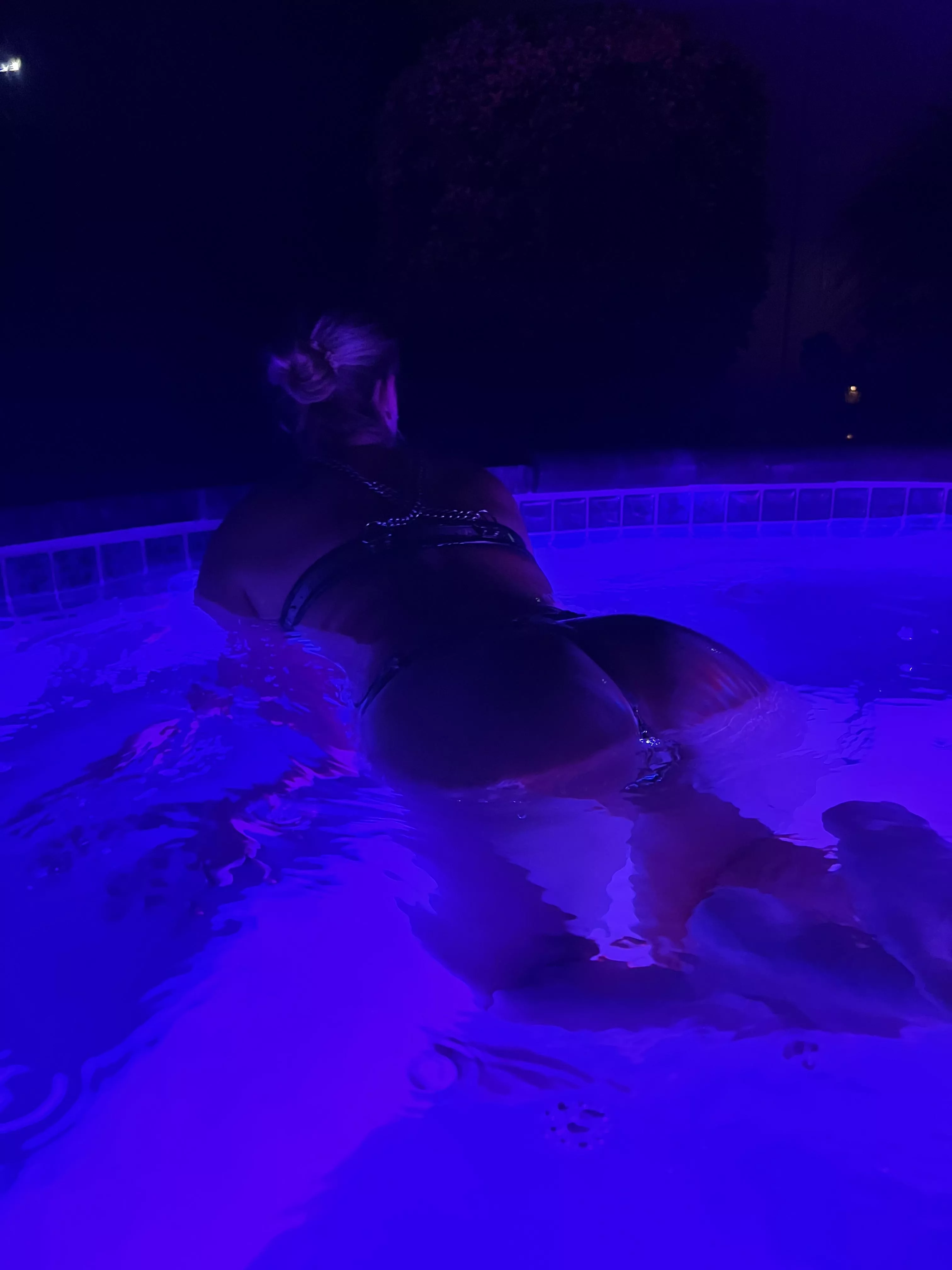 It keeps her metal underwear warm on these chilly fall nights posted by KinkycoupleNJ1