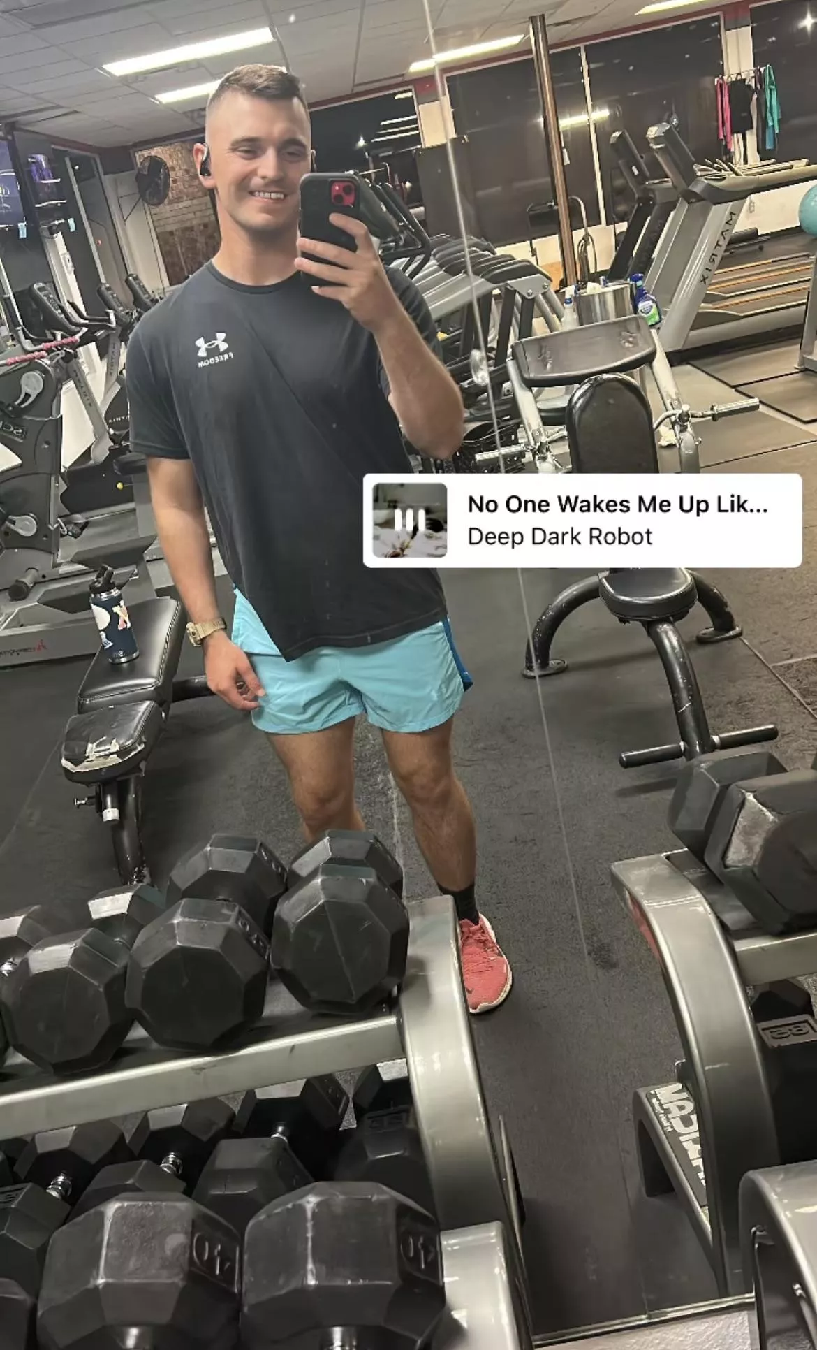 Morning workout + a song rec! posted by marinermoonlighting