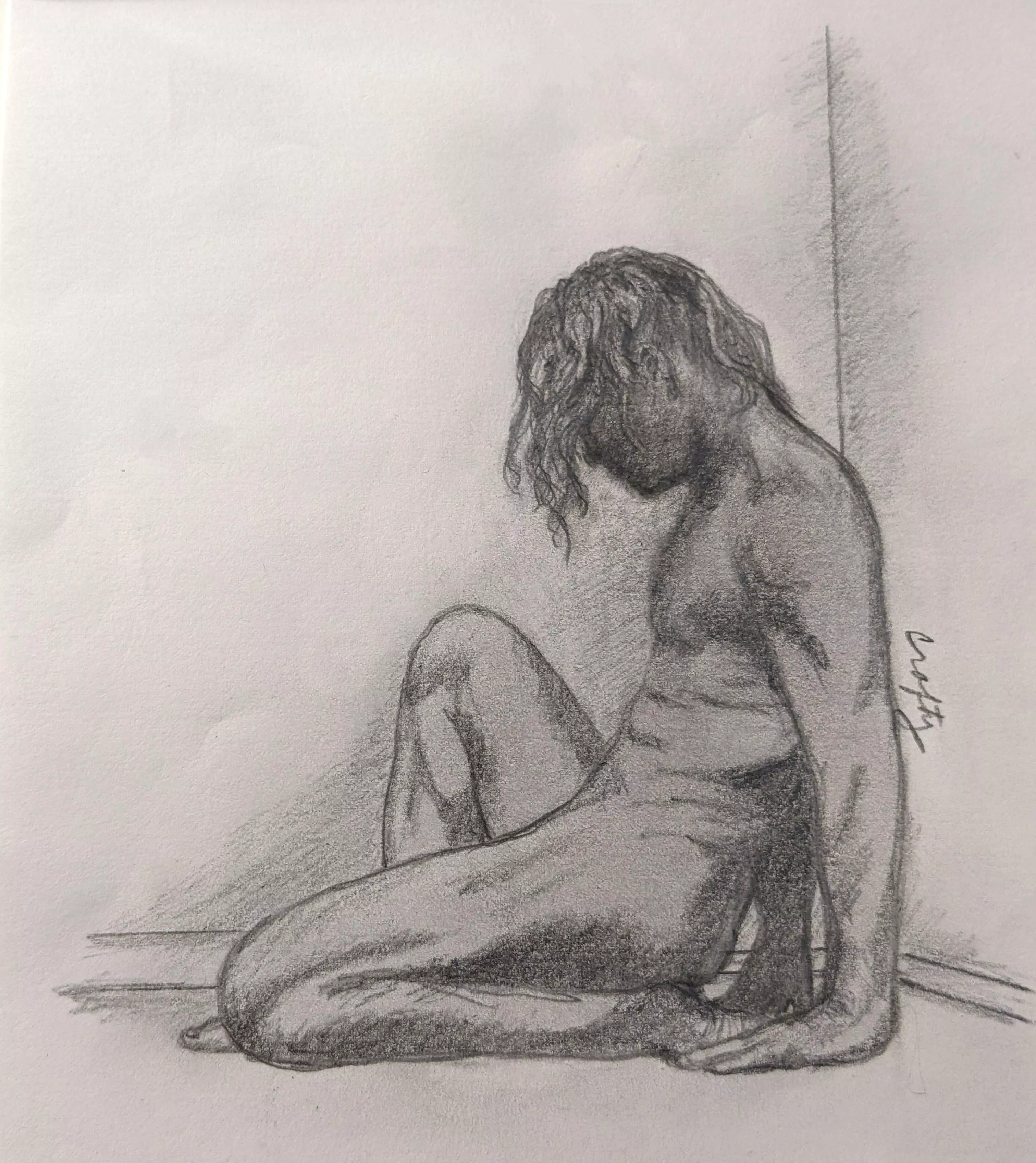 Pencil sketch of u/XXXoticArt, graphite on bristol posted by Crafty510