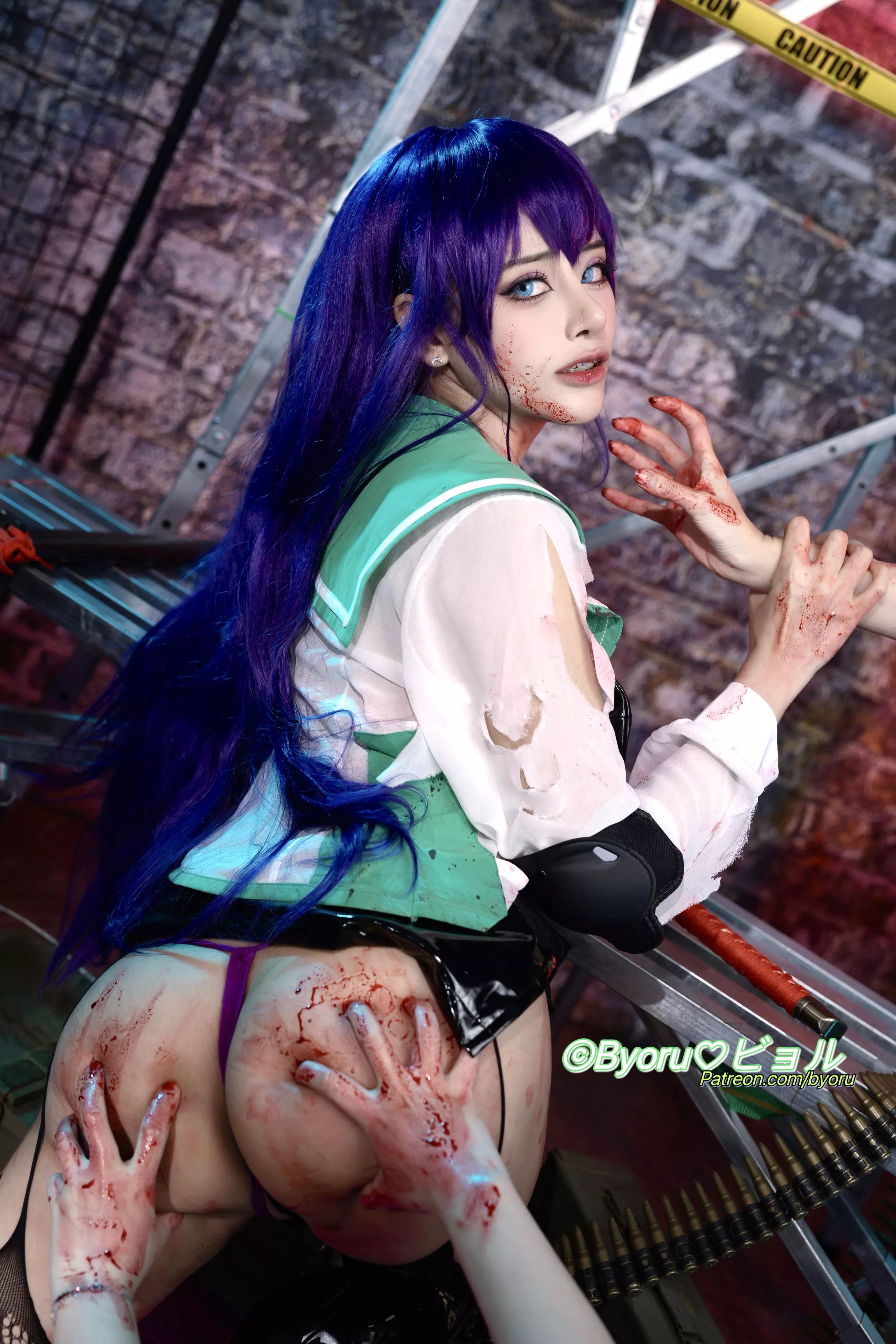 Saeko from Highschool of the dead by Byoru posted by Byoruu