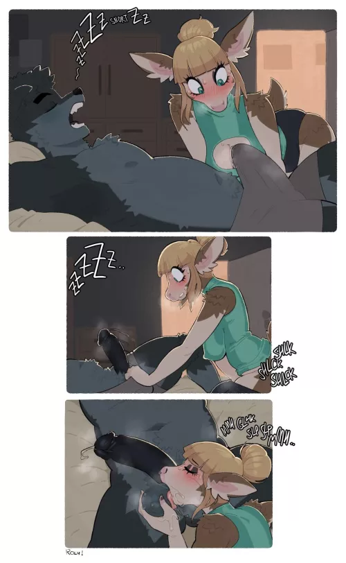 She can’t help herself [MF] (Roly) by 5headedragon