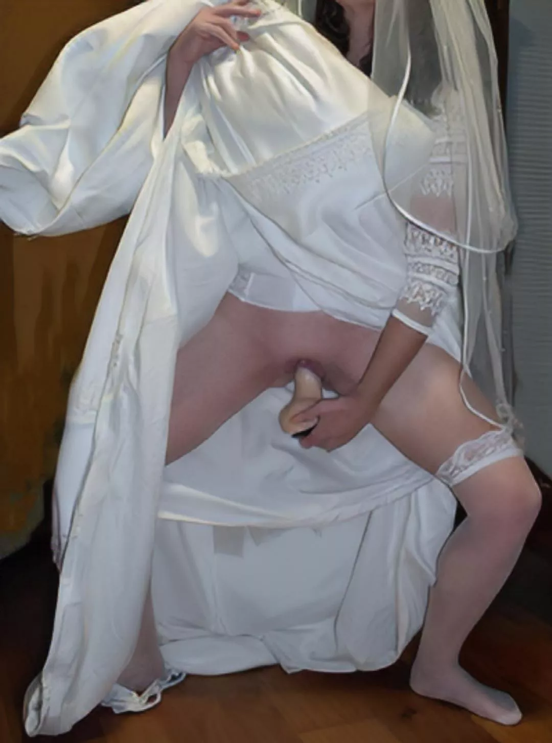 Some fun in that special dress! posted by Ok-Weather9854