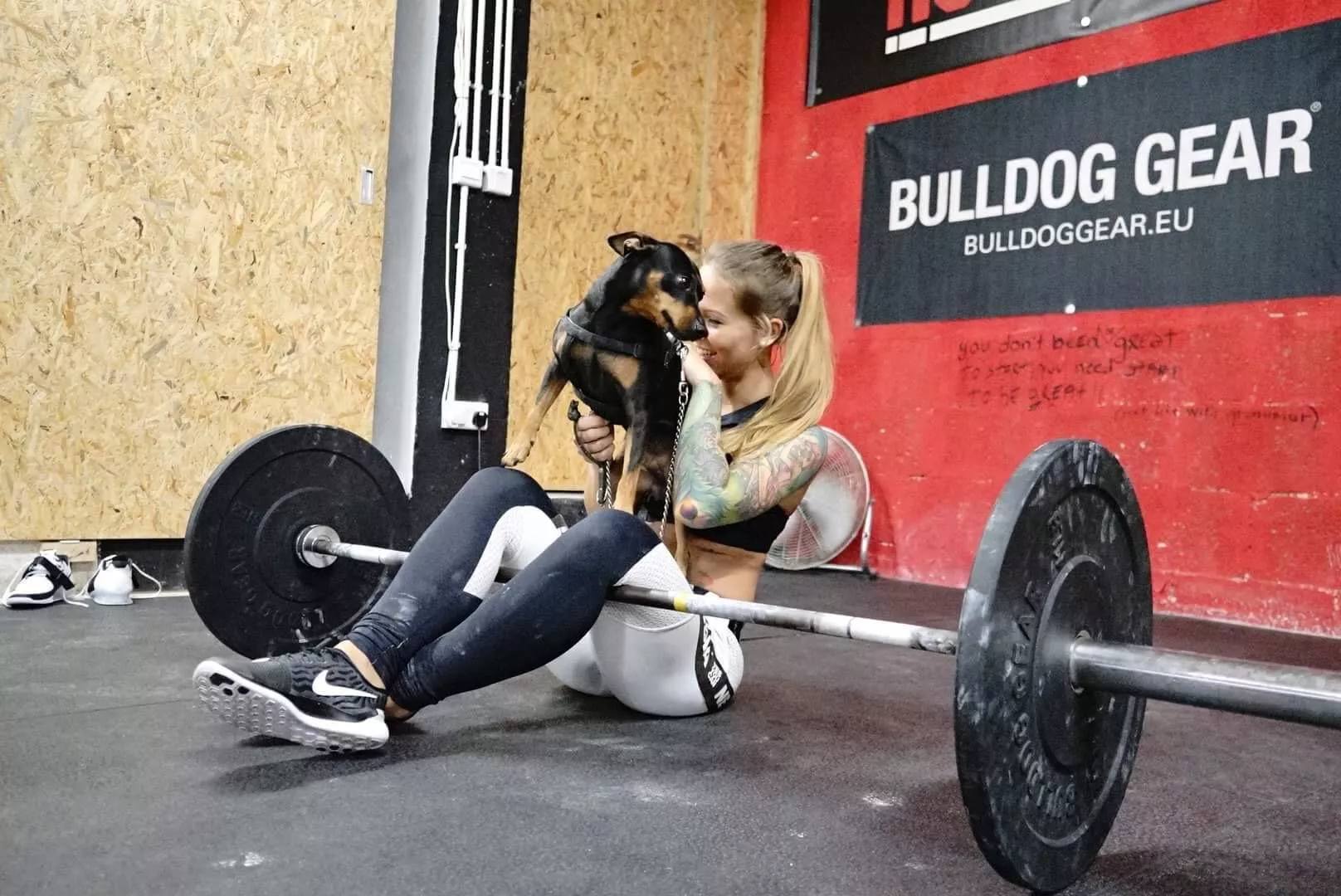 The best gym buddy :) posted by sagittarinaofficial