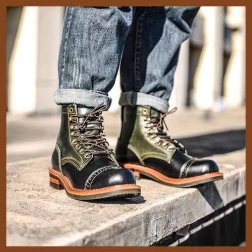 What is this style of boot called. When the blucher is a different color from the main boot. Having a hard time searching for these types without name. by BrocanGawd
