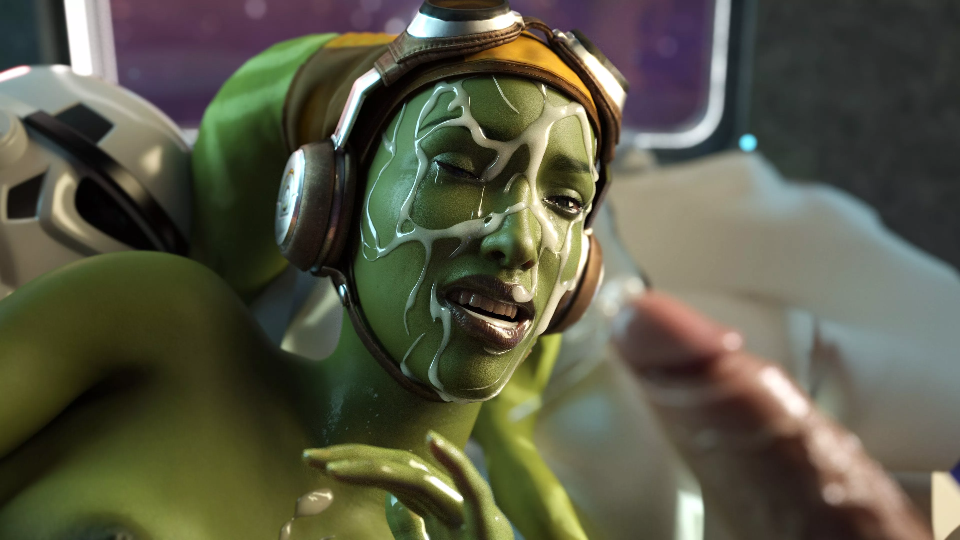 A facial for this TwiLek girl (drinkerofskies) posted by Salt_Inspection_4717