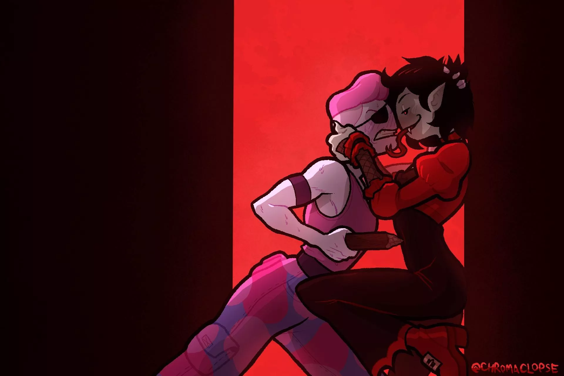 [Adventure Time] Toxic Yuri?? Problematic Women???? For Me???????? (By @Chromaclopse) posted by That_Tamarah_Chick_