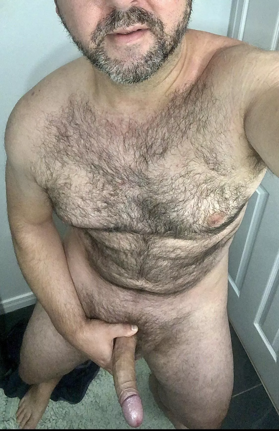 Do you prefer to feel the scratch from the hairs on my chin, or the stretch from my cock as I slowly slide in? posted by LoneWanDader
