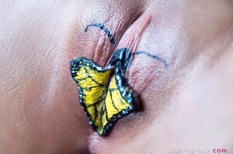 Gabriella's butterfly by SteveGracyPhoto