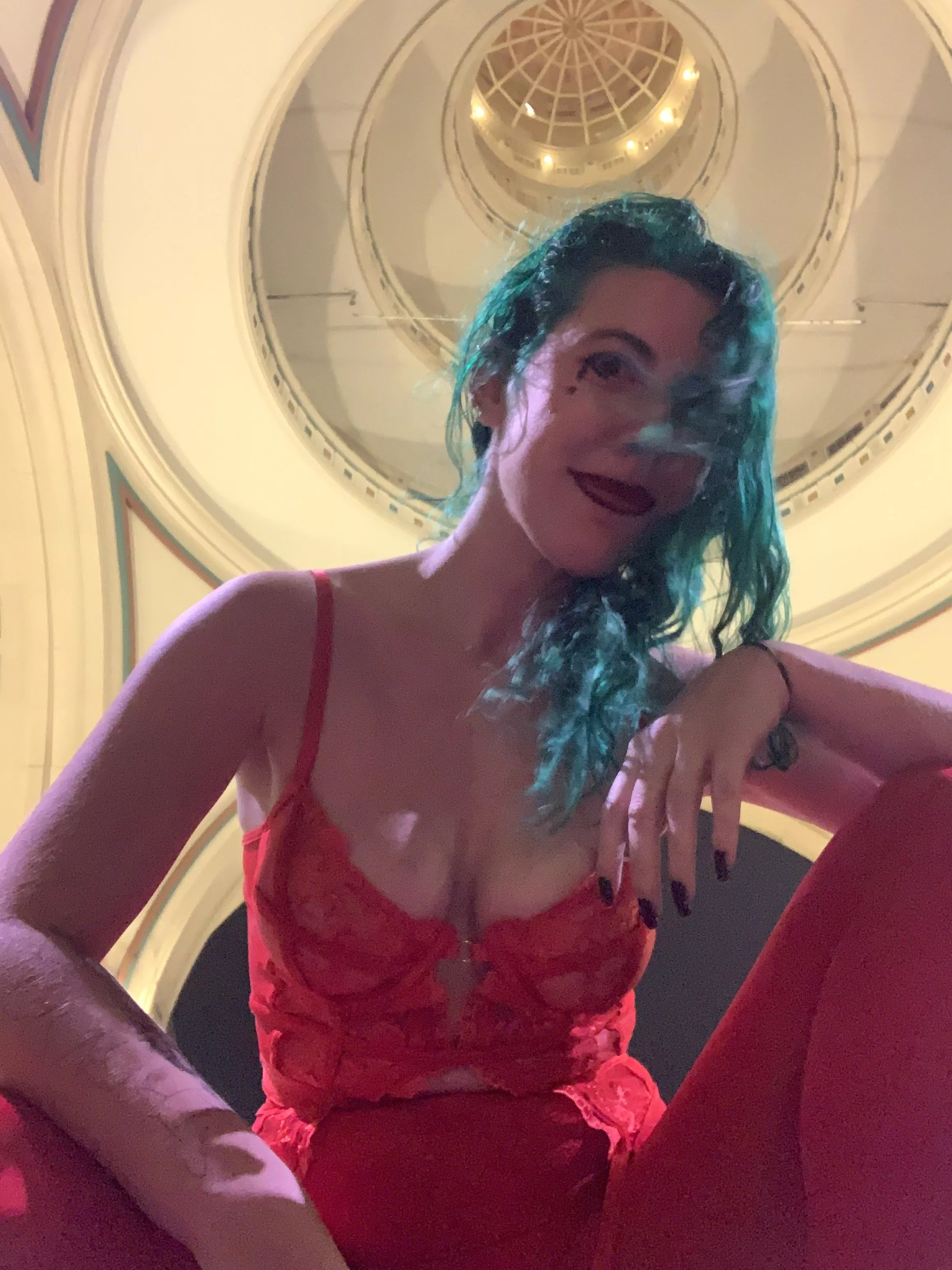 Green and red posted by sirenskiss3