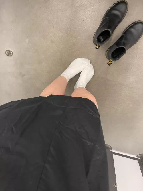 if you cum in my socks I would still walk in it all day 🖤 by snowpeas88