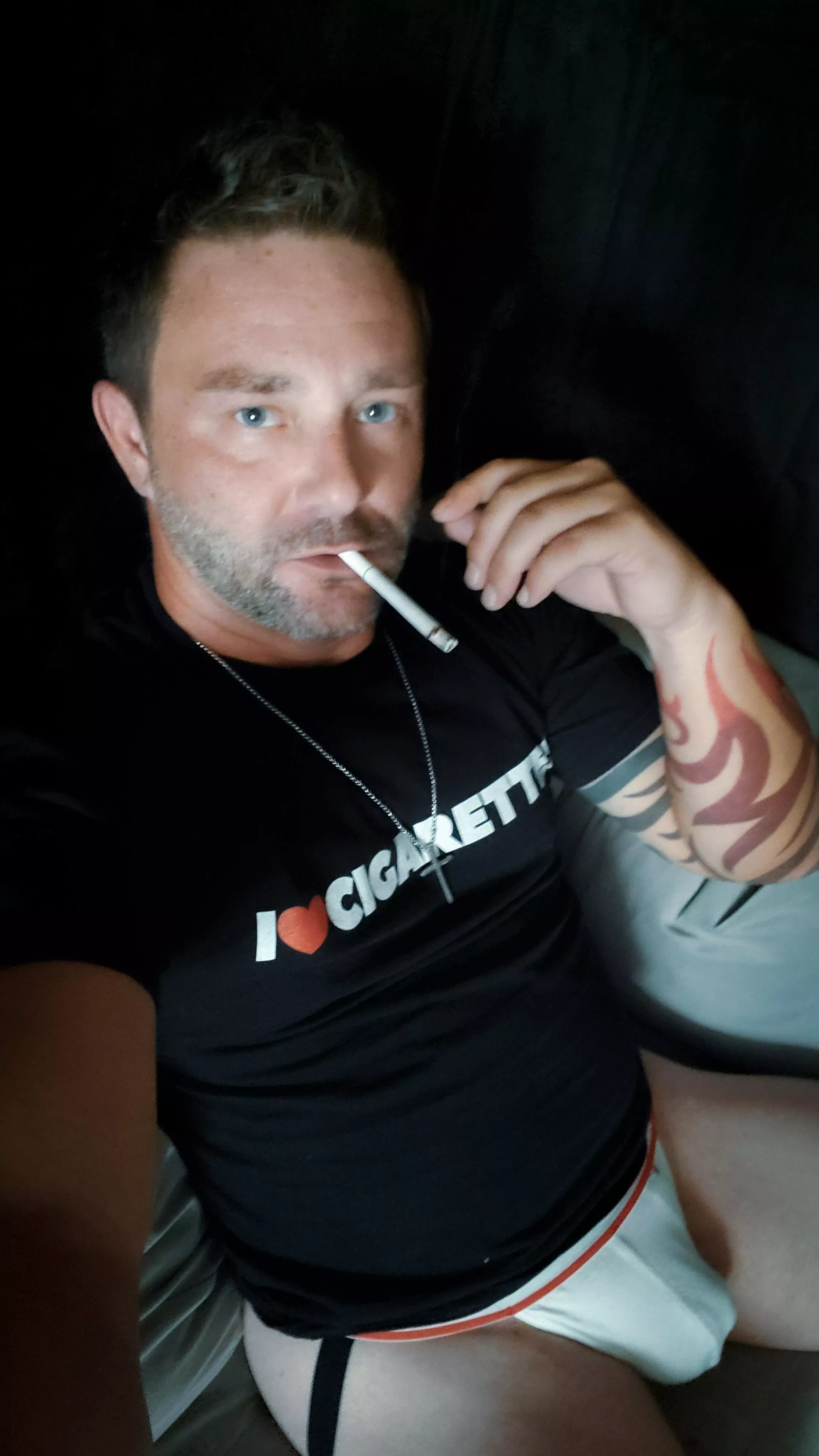 Just having a smoke in my undies posted by KarterSmokes