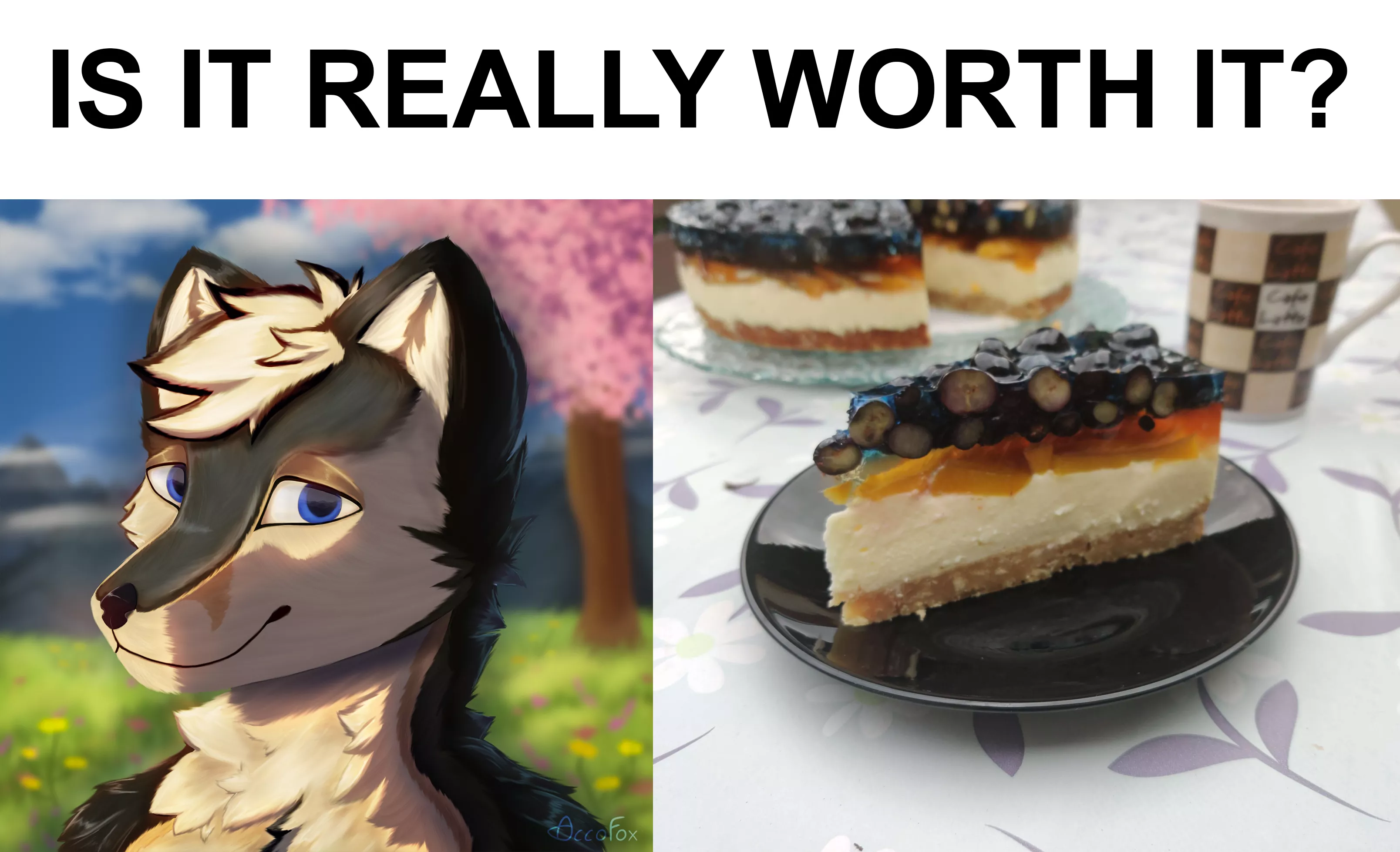 Making a fursona cake should be a canon event >:3 posted by AccoFox