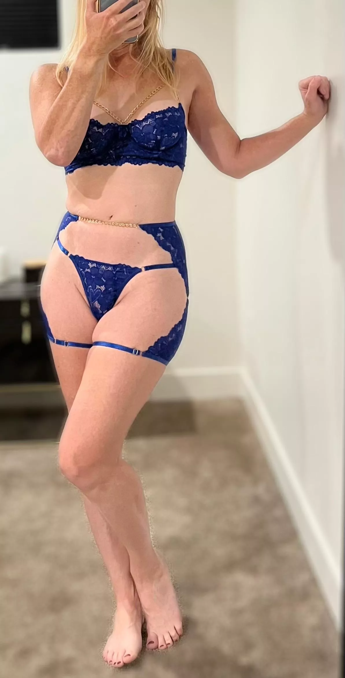 Pretty little set, it’s a shame to put work clothes over it posted by bougieprincess