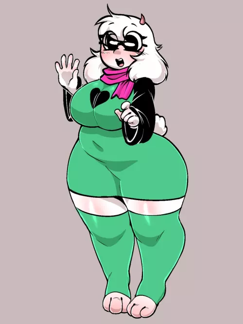 [Ralsei] there she isss, Ralsieee by Nyaraas