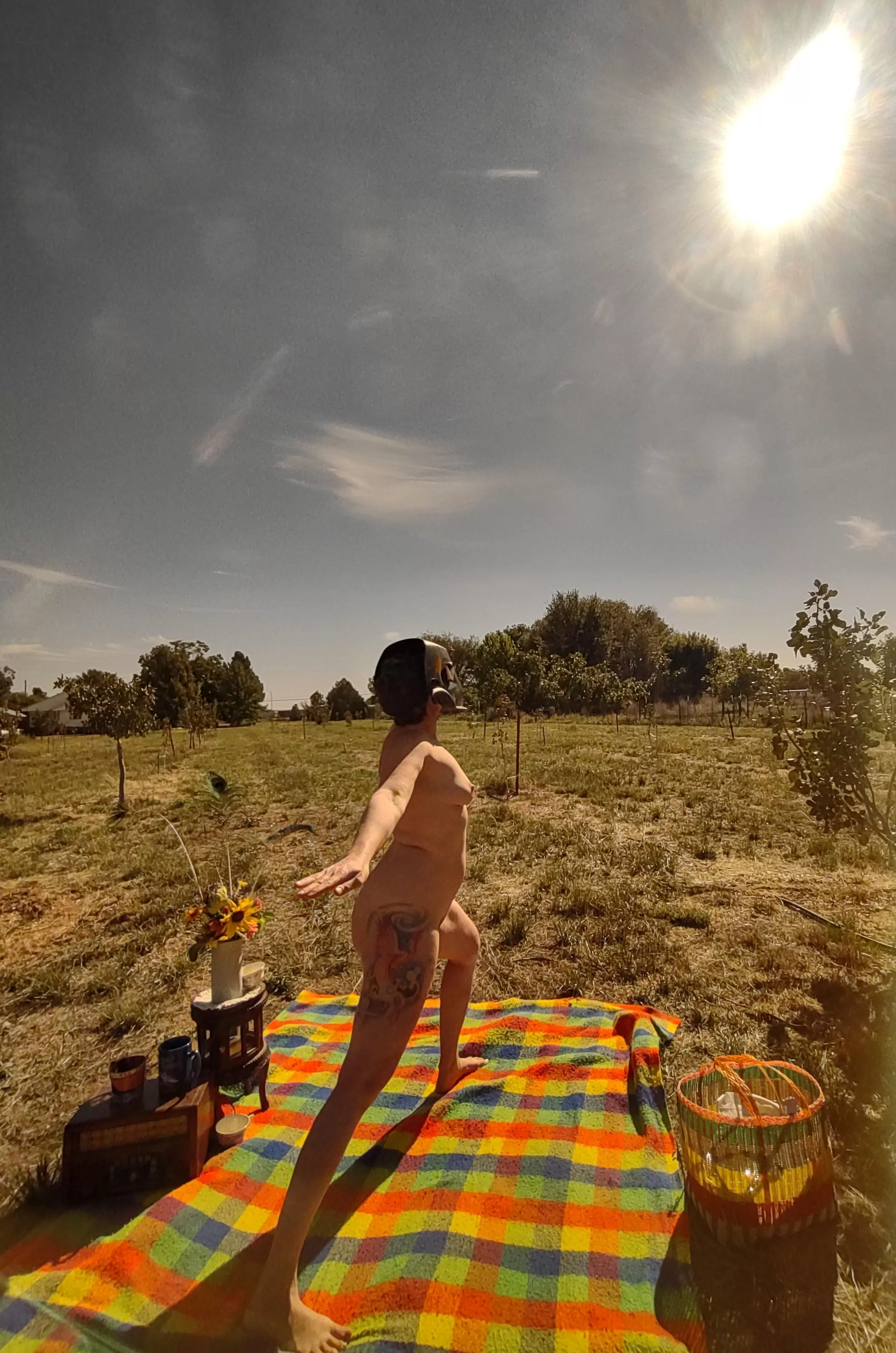 Solar eclipse warrior! posted by Beneficial-Radio-319