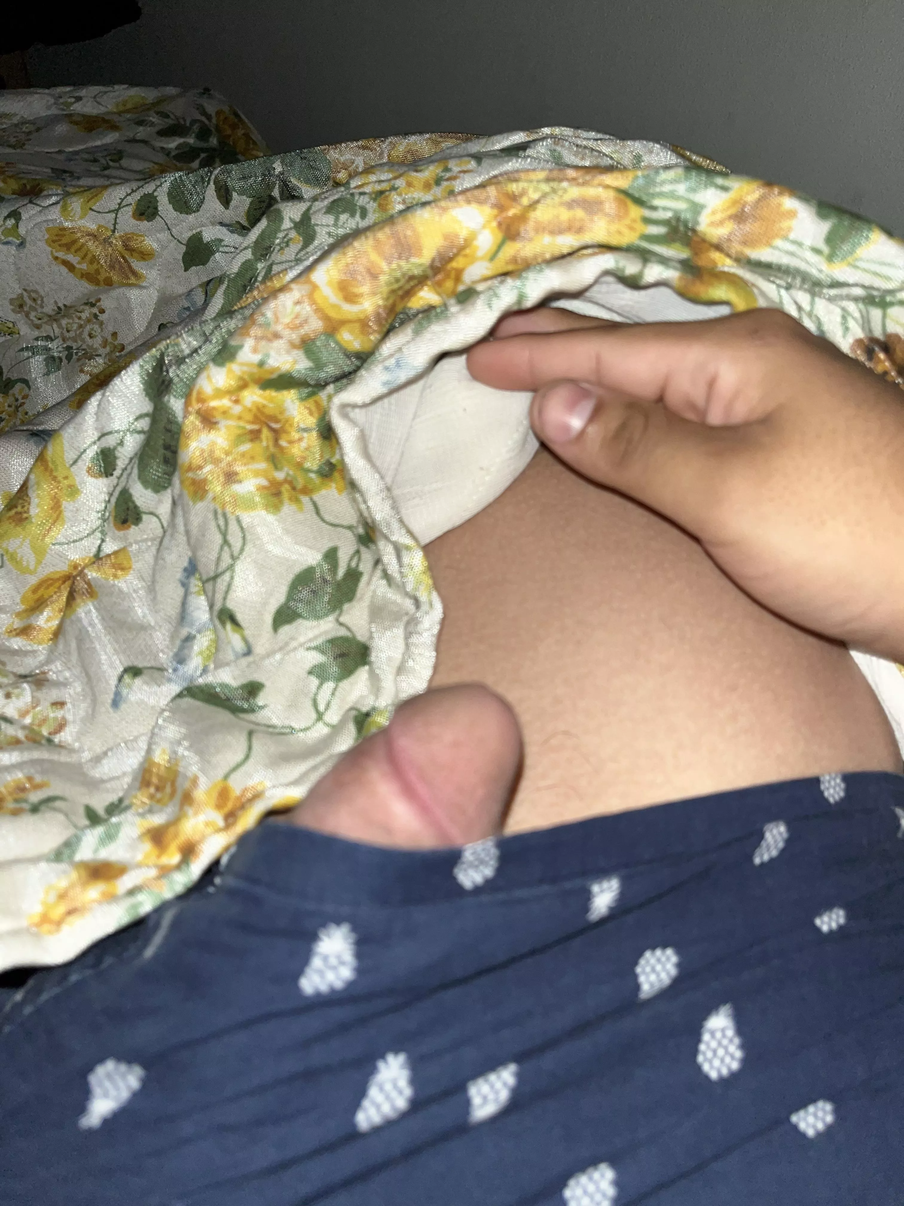 When your cock is longer than your boxers posted by Lost_Audience_5502